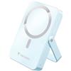 Verbatim Charge 'n' Go MagSafe Power Bank 10.000 mAh blu 15 W magnetico - PD 22 W ricarica rapida display LED & supporto pieghevole per iPhone 16/15/14/13/12 Pro/Pro Max - con cavo USB-C