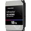 Western Digital Ultrastar Dc Hc555 Disco Rigido Interno 18 Tb 7200 Giri/min 512 Mb 3.5 Serial Ata Iii (wd Ultrastar Dc Hc555 - Hard Drive - Data Cent