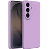 Captor Cover Samsung A57 Custodia Colorata in Silicone Liquido, Antiurto, Flessibile, Bordo Rialzato per Schermo e Fotocamera Con Microfibra Interna per Cover A57 Samsung (Viola Lilla)