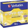 Verbatim 432294 DVD-RW 4.7GB, Confezione da 1