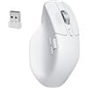 Keychron Mouse da gioco wireless M6 8K, 2.4G/Bluetooth/Cablato, sensore PixArt 3950, polling 8000Hz, clic silenziosi, 5 profili di memoria integrati per Plug & Play, programmabile per Mac/Win/Linux