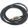 NewFantasia Cavo maschio bilanciato da 4,4 mm 6N OCC placcato in rame placcato argento compatibile con cuffie Sennheiser HD598, HD560s, HD599, HD620S, guscio in legno di noce