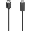 Hama DisplayPort/HDMI Cavo 1.50 m 00200712 Nero [1x Spina DisplayPort - 1x Spina HDMI]