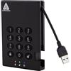 Apricorn Aegis Padlock A25-3pl256-1000 - Festplatte - Verschl?sselt - 1 Tb - Extern (tragbar) - 2.5 (6.4 Cm) - Usb 3.0 - 5400 U/min - Puffer: 8 Mb -