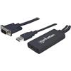 Manhattan Convertitore VGA e USB a HDMI 152426