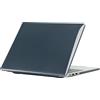 MUDASANQI Custodia protettiva rigida per laptop compatibile con Huawei Mate Book D14 2023, compatibile con Huawei Mate Book D14 2024, custodia protettiva rigida trasparente (nero trasparente)