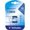 Verbatim SDHC Scheda 16GB Class 10