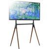 Techly 107241 Supporto a Pavimento per TV LCD/LED/Plasma 49-70 Stile cavalletto Noce Scuro