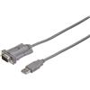 HAMA Convertitore USB A/Seriale 9 pin, grigio, 1 stella