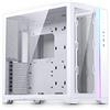 Magniumgear Neo Qube 2, Dual Chamber ATX Mid-tower, digitale RGB Lighting, pannelli in vetro temperato, Bianco