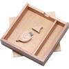 Anloter Scatola portafoto in legno d'acero, con chiavetta USB in legno d'acero, ideale come regalo di nozze (8 GB/2.0)