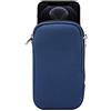 Jlyifan Custodia in neoprene con tasca a rete e cordino per iPhone 15 14 13 12 11 Pro iPhone X XS iPhone SE Samsung Galaxy S24 S23 S22 S21 S20 S10 S10e A01 Google Pixel 8 7a 5 4a 4 (M, Blu)