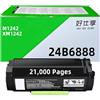 HAO SHI XIANG 24B6888 - Cartuccia toner di ricambio per stampante laser Lexmark M1242 XM1242, 21.000 pagine, 1 pezzo, colore: Nero
