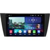 HUANQIN Radio Macchina Touch Screen per BMW Serie 3 E90 E91 E92 E93 2005-2013 Car Radio con Bluetooth Vivavoce, con Hd Touch Screen Supporta Navigazione, Bluetooth, 8 Nucleo 6G+128G