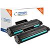 Organizza Ufficio MLT-D1042S MLTD1042S 2 Toner compatibili 1.500 Pagine Cad. per Samsung ML1661 ML1665 ML1666 ML1670 ML1675 ML1860 ML1865 ML1865W SCX3000 SCX3200 SCX3205 ML1865W SCX3205W