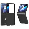 GIOPUEY Cover Compatibile con Motorola RAZR 60/RAZR 50, Materiale PC Rigido Custodia, Comodo e Liscio al Tatto Case，Antiurto, Anti-Impronta - Black