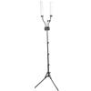 CHICIRIS Luce Video a LED, 3000K-6500K Compact Dual ARM PILLO FLEDIBILE LED LEGGIO per Trucco (Spina europea)