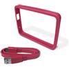 WD WDBZBY0000NPM-EASN Custodia Colorata per My Passport Ultra da 1 TB, Fucsia