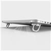 Lazmin112 Supporti per Tastiera del Computer, Mini Piedini per Laptop per Scrivania, Supporto per Laptop Portatile Leggero e Robusto, per Tablet, Set Top Box, Router (Grigio Argento)