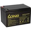 Akkuman.de Akkutechnik vom Fachmann Batteria 12 V 15 Ah Pb batteria al piombo WP15 - 12 NSE compatibile con 12 Ah 13 Ah 14 Ah 16 Ah batteria al piombo AGM 6 DZM 12 U.a.