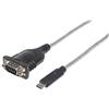 Manhattan 151283 Convertitore USB-C a Seriale 45 cm Prolific Pl2303Ra