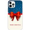 Mixroom - Cover Custodia Per iPhone 12 In Silicone TPU Fantasia MERRY CHRISTMAS FIOCCO DI NEVE 868