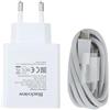 Razanmo Caricabatterie rapido GaN originale compatibile con Blackview BV8900 Adattatore da viaggio con spina UE 33 W con cavo USB Type-C Linea dati