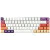 YMDK 128 Ultra-Slim Smoke Cloud Style Mx Basso Profilo Dye Sub PBT Keycaps per Mx 61 64 68 75 84 87 96 108 Layout Tastiera Meccanica
