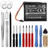 CELLONIC 1x Batteria per Navigatore GPS Compatibile con TomTom Start 52 Europe Traffic, Start 52, Start 52 Lite, VF6F - (1000mAh, 3.7V) + Set di strumenti 17pz