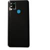Generico Copri Batteria + lente + Biadesivo compatibile con SAMSUNG GALAXY A21S (A217F) SM-A217 n.1 retro Posteriore Back Cover Scocca in plastica +biadesivo adesivo + lente con cornice (Blu)