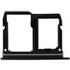Generico Compatibile con LG Q7 Q610 / LG Q Stylo 4 Q710 Carrello Vassoio Alloggio SUPPORTO adattatore SLOT PORTA CARD carrello per SCHEDA SIM + vano Memoria Micro Sd (Nero)