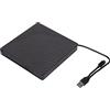 Jectse Unità DVD Esterna, Custodia per Unità Ottica USB3.0/USB2.0 da 5 Gbps, Scatola per Lettore Ottico CD ROM USB 3.0 Mobile SATA da 12,7 Mm/9,5 Mm per PC Desktop Portatile per Finestra