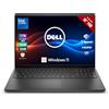 DELL - Pc Portatile Display 16 FHD - Processore Intel Core 7-150U 10 Core 1.2Ghz - Ram 16GB DDR5, 1000 GB SSD - Wi-Fi 6 - Notebook con Windows 11 Pro