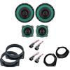 IPNOSIS Kit 4 Casse IP-01165 + IP-01100 per Fiat Bravo dal 2007 in poi con 2 Supporti Anteriori, 2 Supporti Posteriori e 4 Connettori