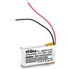 vhbw batteria compatibile con Bose Bluetooth Headset Series 2, BT2R, BT2L, BT1R, BT1L auricolari cuffie wireless (80mAh, 3,7V, Li-Poly)