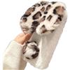 Tivenfezk Nadoli Bunny Custodia per iPhone 11,Inverno Orecchio di Coniglio Faux Fur Cover Morbido Carina Soffice Peloso Indietro Astuccio Caso