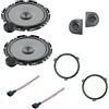 Superauto hi-fi Kit 4 Casse Compatibile con Fiat Panda dal 2003 al 2012 169 seconda serie Con Adattatori E Supporti tweeter e Altoparlanti Hertz UNO POSTERIORE K170
