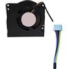 DMJBNBPO Ventola CPU, compatibile con YETU, compatibile con ventola di raffreddamento for notebook HDS-0405M MD5008HS(Interface 2)