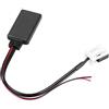 KIMISS Cavo AUX Bluetooth per auto, adattatore per cavo AUX-IN modulo Bluetooth per auto a 12 pin adatto per E61 E62 E60