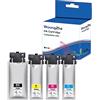 Woungzha Professionale Compatibile T9641 T9452 T9453 T9454 Cartuccia d'inchiostro di ricambio per Epson Workforce Pro WF-C5290DW WF-C5790DWF (4 confezioni)