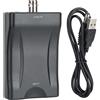 Tiiyee Convertitore video digitale da HDMI a BNC nero compatibile con i sistemi PAL NTSC per convertire registratore DVD ricevere segnali BNC dispositivo di acquisizione video da componente a HDMI