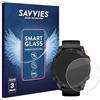 savvies 3 Pezzi Pellicola Protettiva Vetro per Garmin Fenix 7 Pro Solar (47 mm) Protezione Schermo, senza Bolle, Anti-Impronta, Anti Graffio