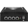ANDAQI Micro Firewall Appliance, Mini PC, PFSense, OPNsense, Untangle, VPN, Router PC, Celeron J4125, RJ23, AES-NI, 4 x I211-AT LAN, COM, HDMI, 4 x USB, 8G RAM, 128G SSD