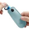 Generic Custodia per chiavetta USB, in pelle PU, per studenti, insegnanti e lavoratori, piccola per pendolari, gite