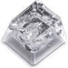 Myazs Keycaps in resina Profilo OEM Per Tastiera Meccanica Lamina d'argento trasparente Per Key Cap Gaming Keyc Tastiera Meccanica Personalizzata Keycaps Retroilluminato