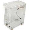 Sxhlseller Custodia Mini ITX, Custodia per Mini PC con Pannello Acrilico Trasparente, Raffreddamento a 360 Gradi, capacità 4,3 Litri, Piedini AmmortizzatiCustodie per Computer per Flex 1U