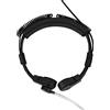 Topiky Cuffia per Microfono Gola, 3.5mm PTT Gola Mic Auricolare Anti radiazione Air Tubo Acustico Auricolare per Telefono Cellulare/Dimensione Regolabile