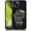 Head Case Designs Licenza Ufficiale Harry Potter Slytherin Deathly Hallows XIV Custodia Cover Dura per Parte Posteriore Compatibile con Apple iPhone 15