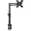 Techly 301184 Supporto da scrivania per Monitor 13-27'' Braccio Medio inclinabile Nero