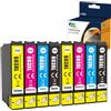 OGOUGUAN Caidi 603XL - Cartucce d'inchiostro compatibili con Epson 603 603XL cartuccia, per Expression Home XP-2100 XP-2105 XP-3100 XP-3105 XP-4100 XP-4105, Workforce WF-2810 WF-2830 WF-2835 WF-2850